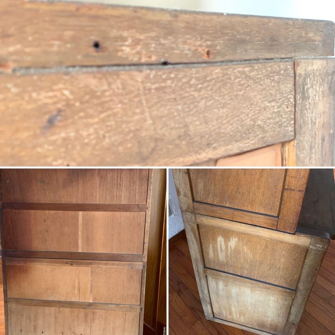 昭和レトロ食器棚　アンティーク 食器棚　古家具