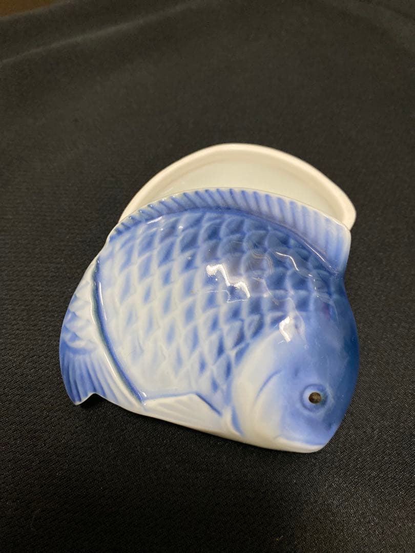【新品】蓋付き珍味入れ 魚型陶器 5個 バラ売OK