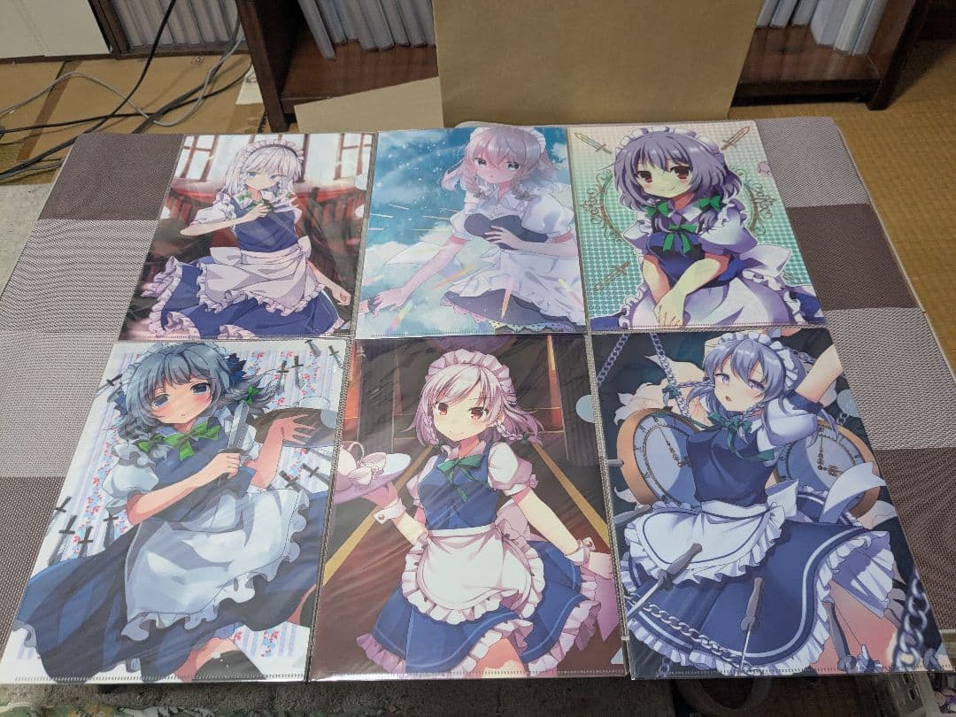 東方project　十六夜咲夜クリアファイルセット③