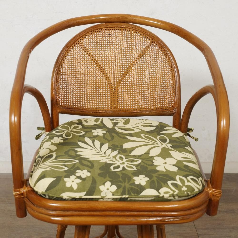 【新品】楽々ラタン 360度回転 座椅子 アウトレット