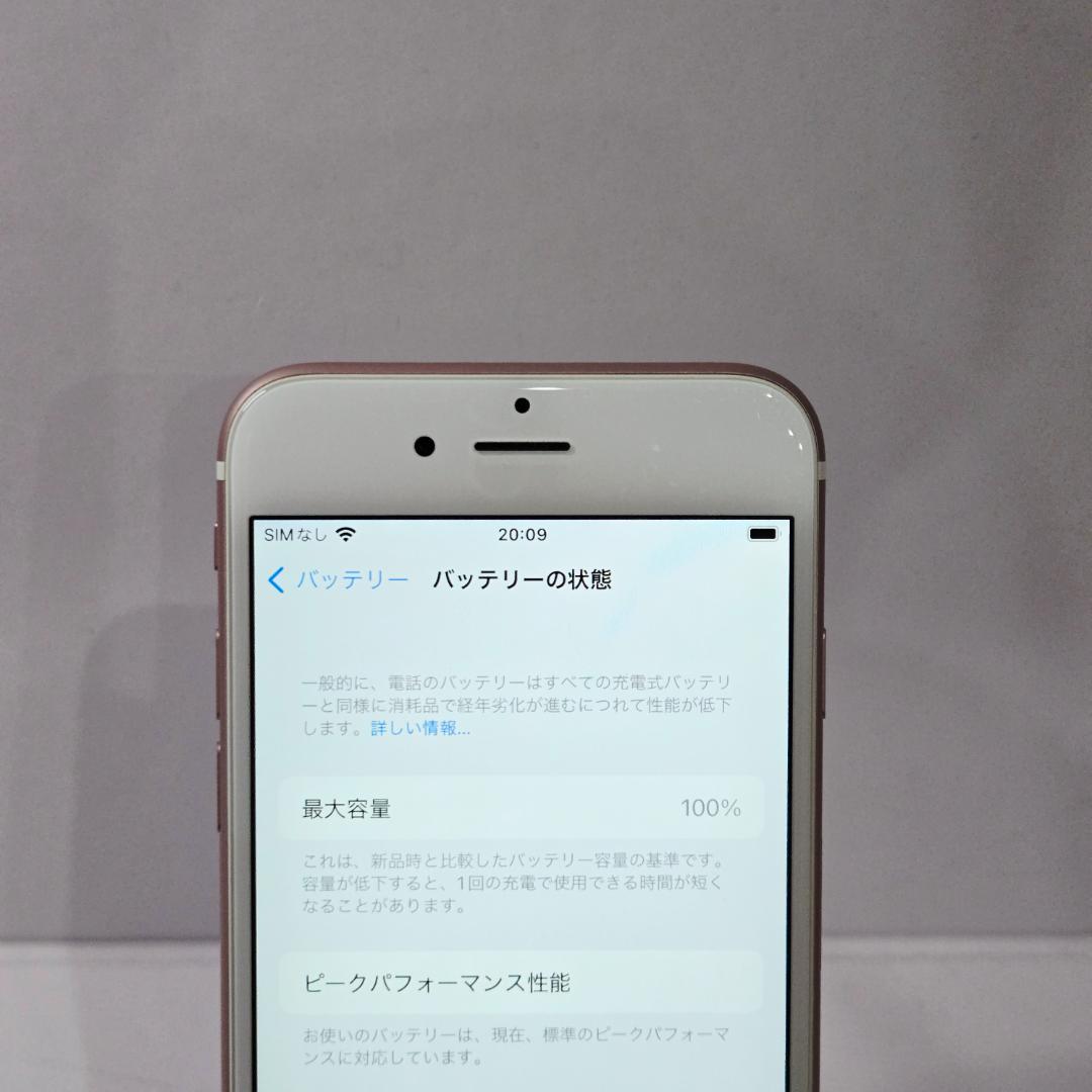 112 iPhone6s ローズゴールド SIMフリー 64GB BT100%