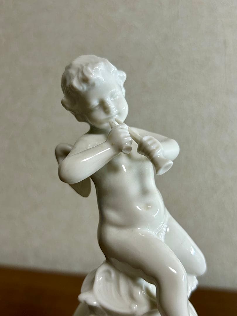 天使 置物 3体セット カポディモンテ風 GINORI 陶器