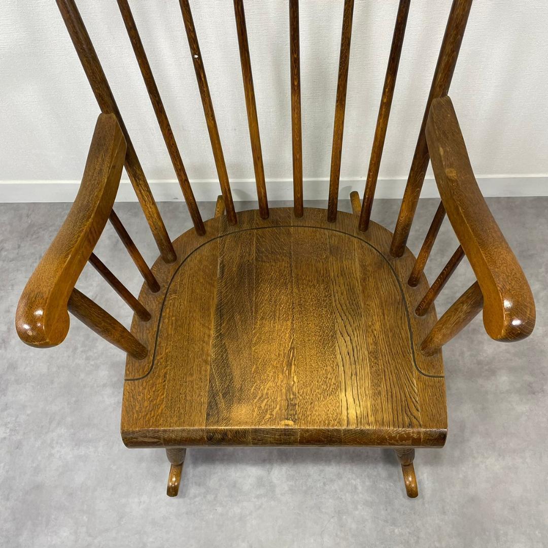 ヴィンテージ ロッキングチェア 飛騨産業 キツツキマーク 旧ロゴ ビンテージ