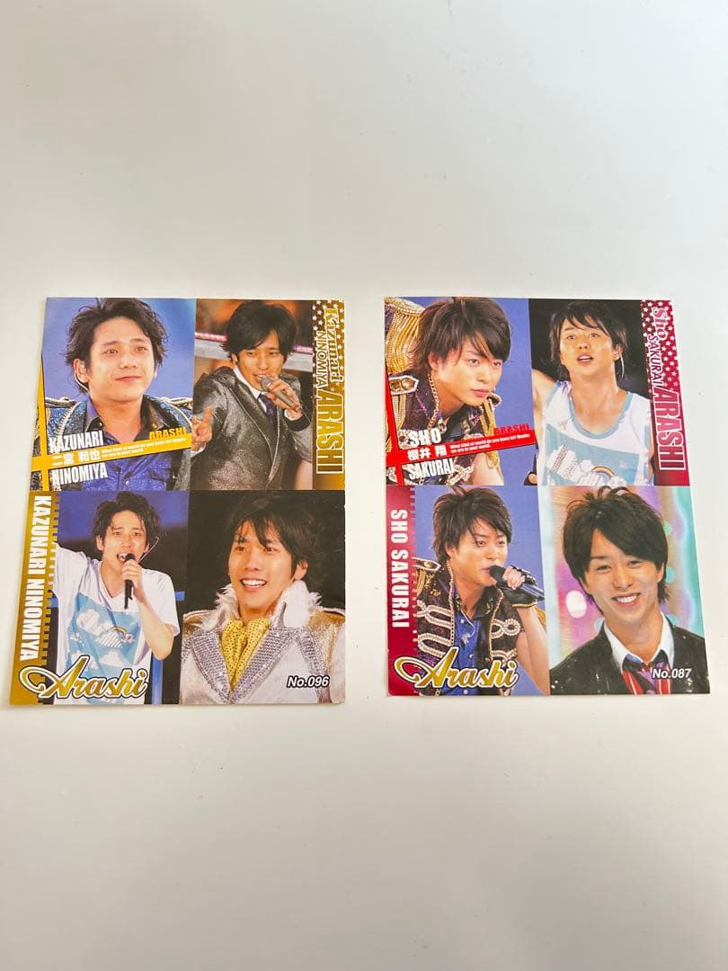 嵐のポストカードとシール