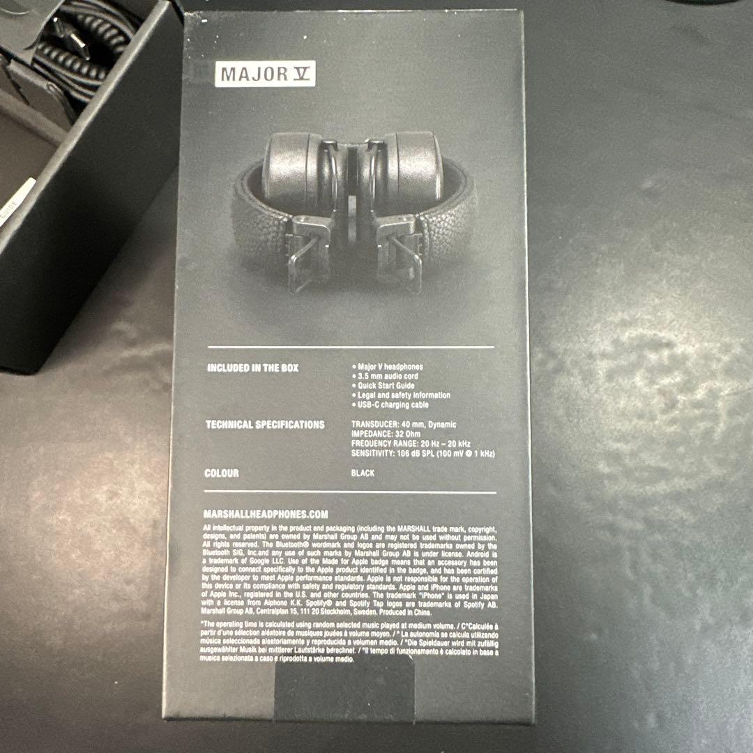 Marshall Major V ワイヤレスヘッドホン