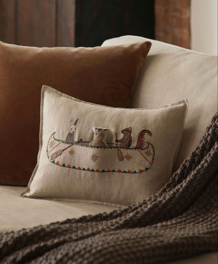 クッションカバー Coral & Tusk Friends Canoe Pocket Pillow