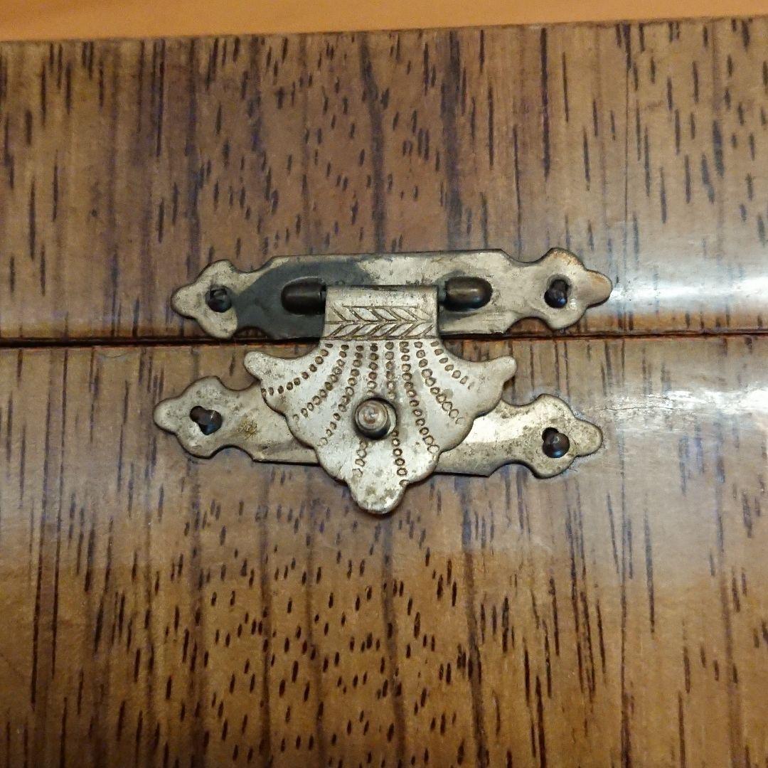 昭和レトロ 木製引出し小物入れ