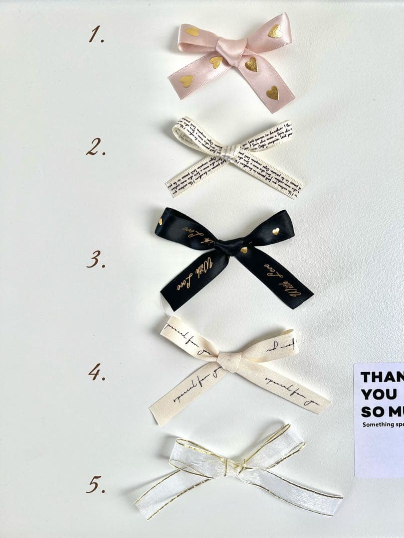 Luna·リボン メニュー