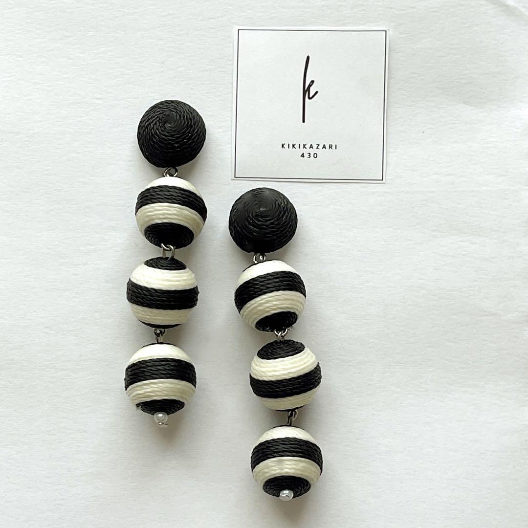 全35色ꕤ︎︎ボンボンピアス イヤリング 軽い大ぶり シンプル KIKIKAZARI