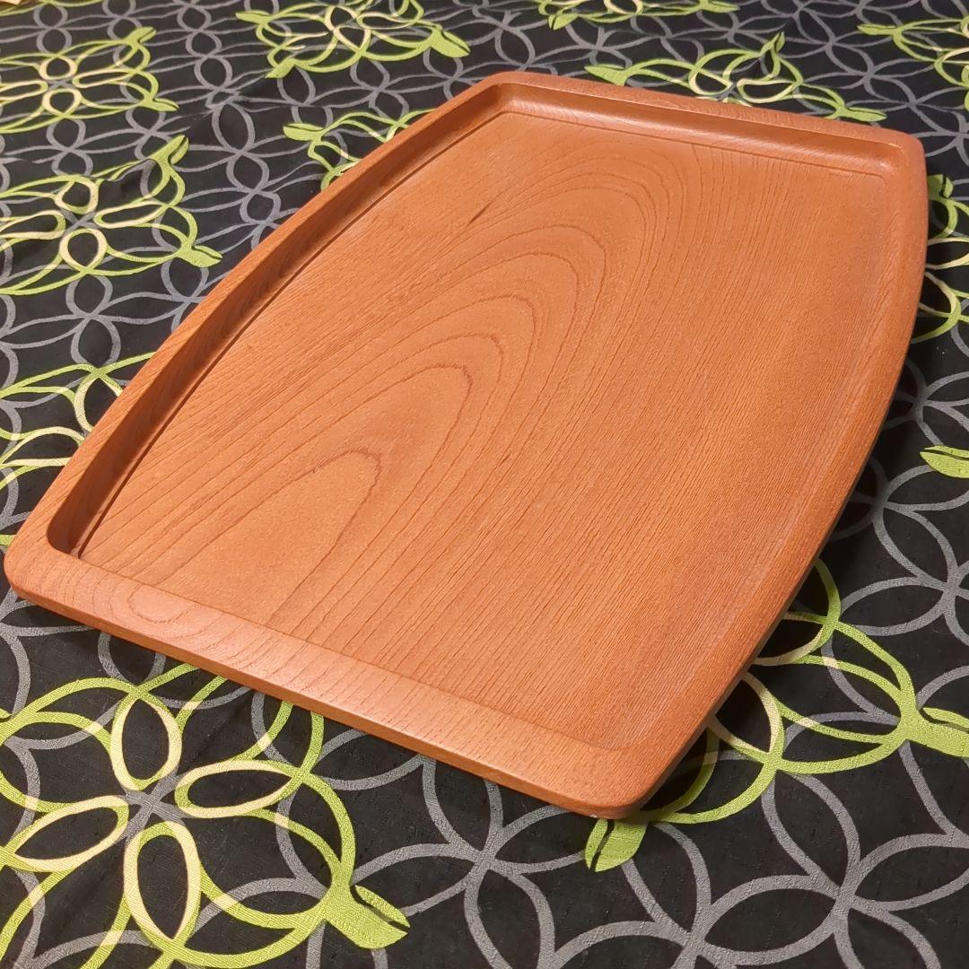 けやき　お盆　手作り木工