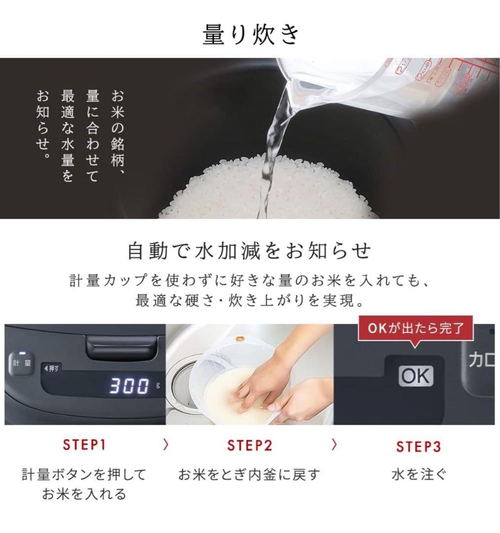 アイリスオーヤマ IHジャー炊飯器 5.5合 RC-ICA50-H グレー