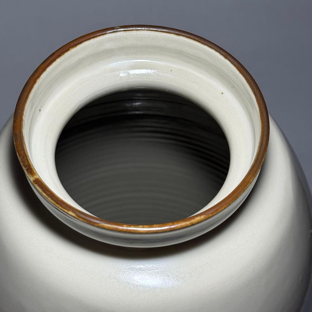 ◆韓国無形文化財【曹基正】作 白磁浮彫人物図大花瓶 45.3cm 無等窯 共箱◆