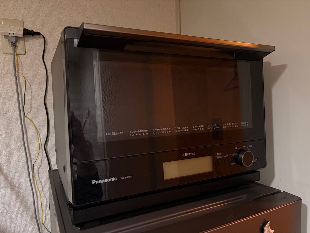 Panasonic Bistroオーブンレンジ NE-BS808-K 22年製