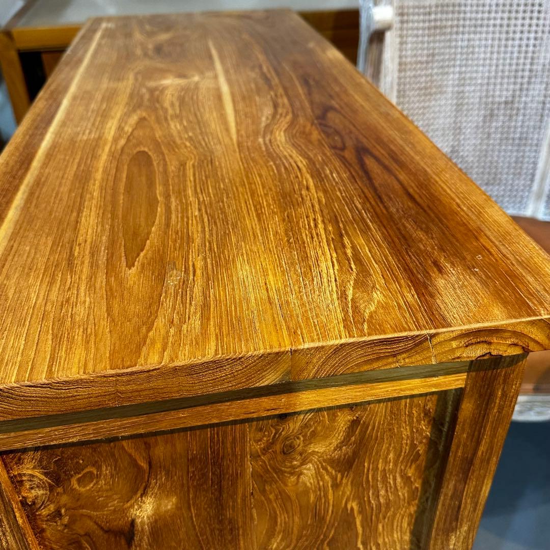 【訳ありチークキャビネットw95×d36×h100cm 通常165,000円が！