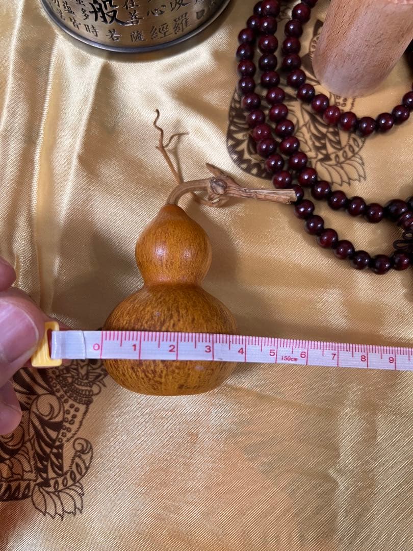 瓢箪飾り 瓢箪 龍の頭付 茶道具 ひょうたん 縁起物 開運 置物 葫蘆 手作り