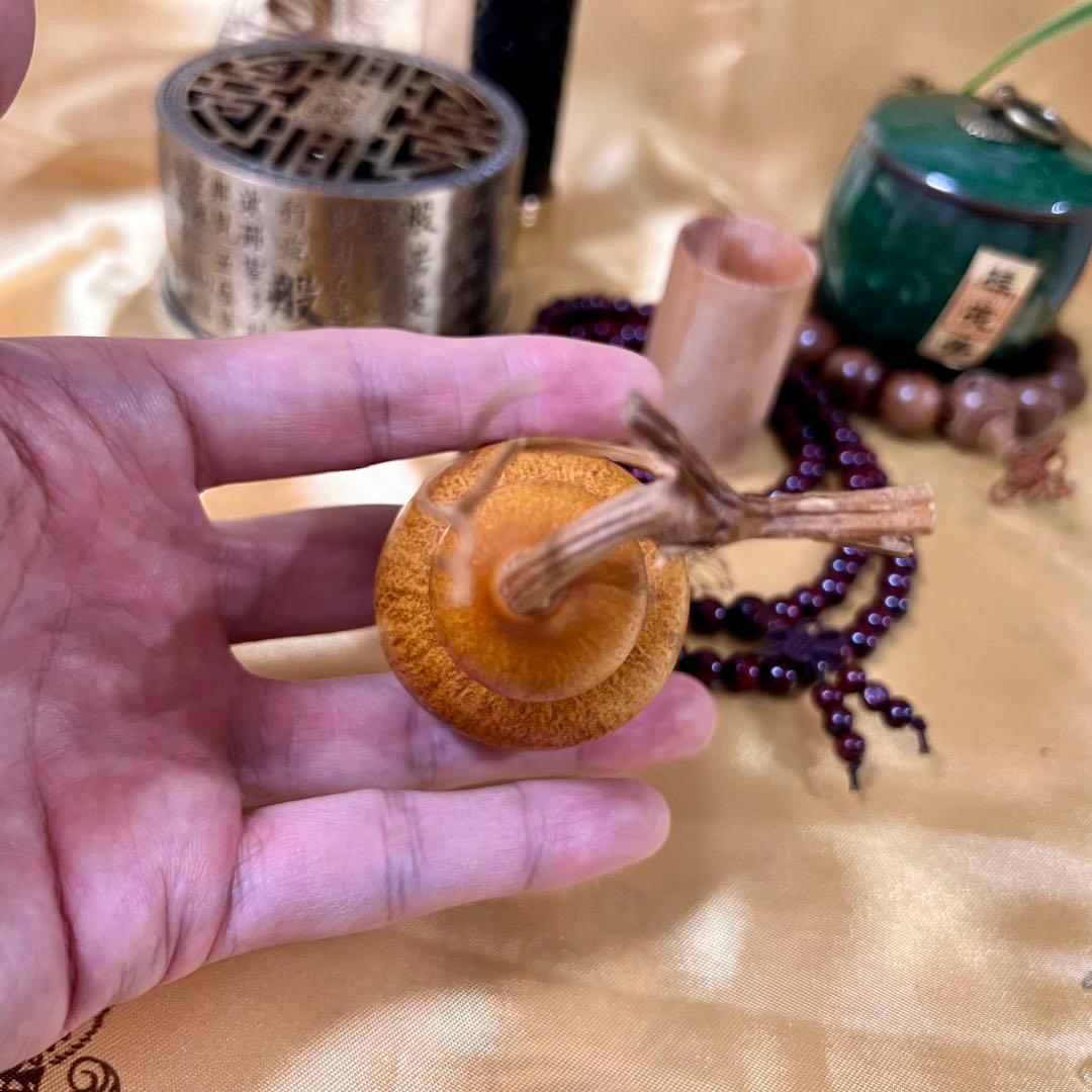 瓢箪飾り 瓢箪 龍の頭付 茶道具 ひょうたん 縁起物 開運 置物 葫蘆 手作り