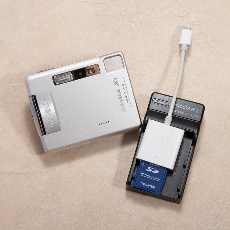 【スマホ転送OK】MINOLTA DIMAGE Xt シルバー 動作確認済み