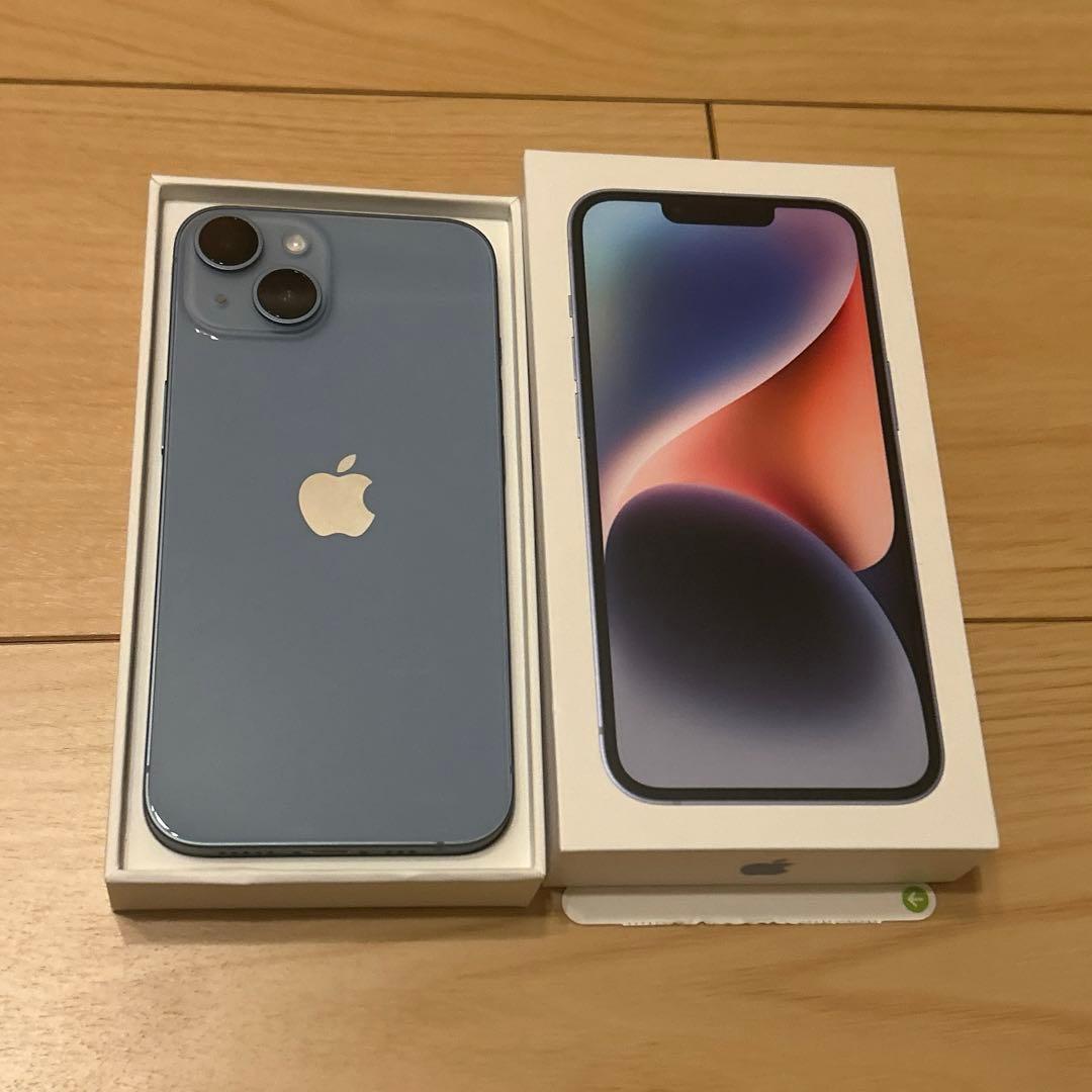 【新品未使用】iPhone14 128GB Blue simフリー