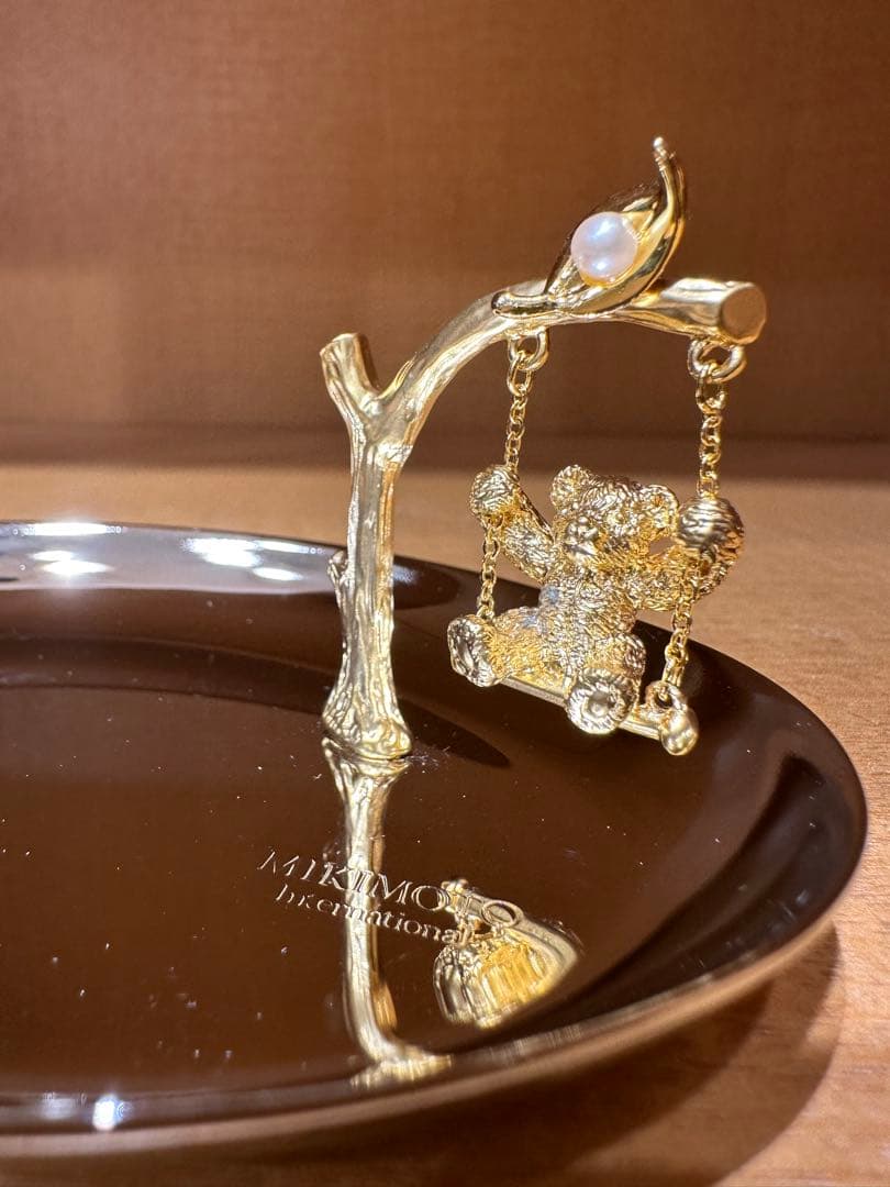 MIKIMOTO ミキモト シルバートレイ ジュエリー 小物置き