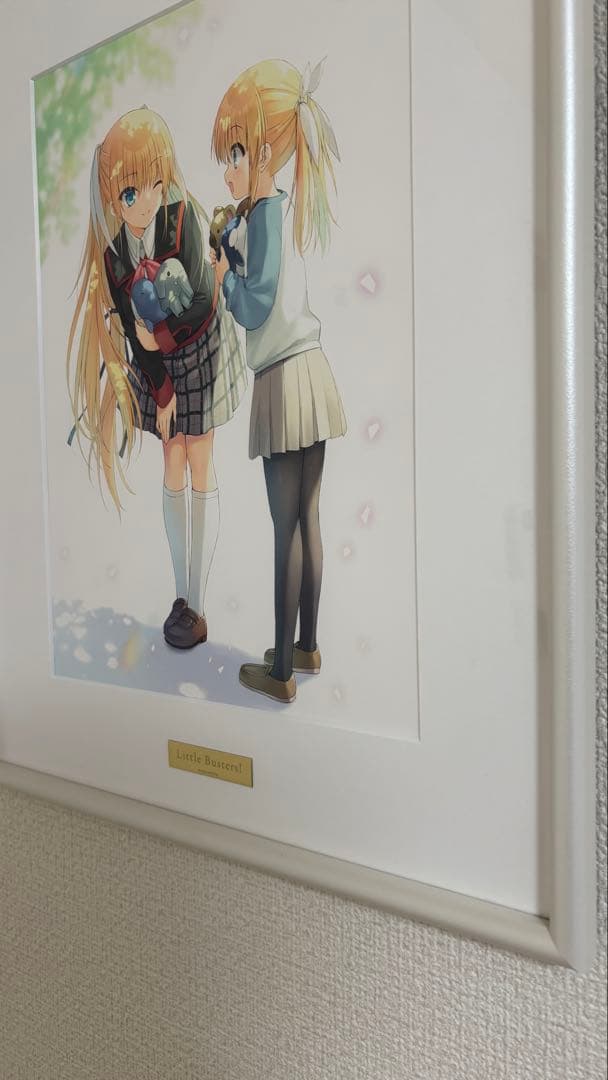 リトルバスターズ　複製原画　沙耶&あや　朱鷺戸沙耶　キャラファイングラフ