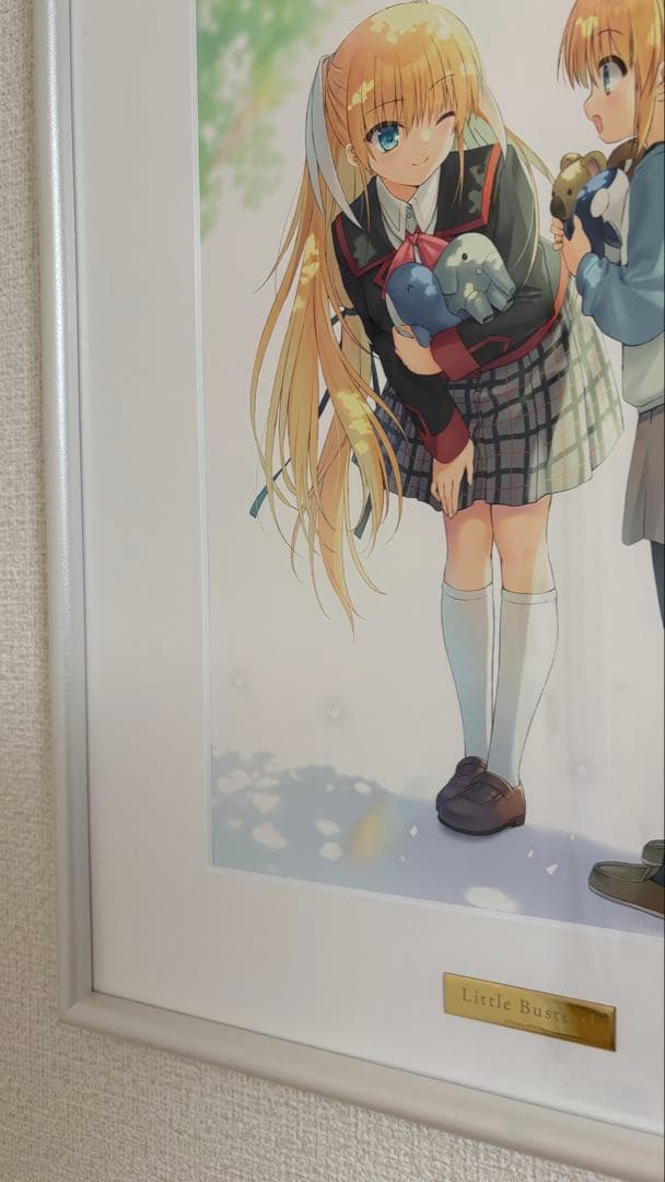 リトルバスターズ　複製原画　沙耶&あや　朱鷺戸沙耶　キャラファイングラフ