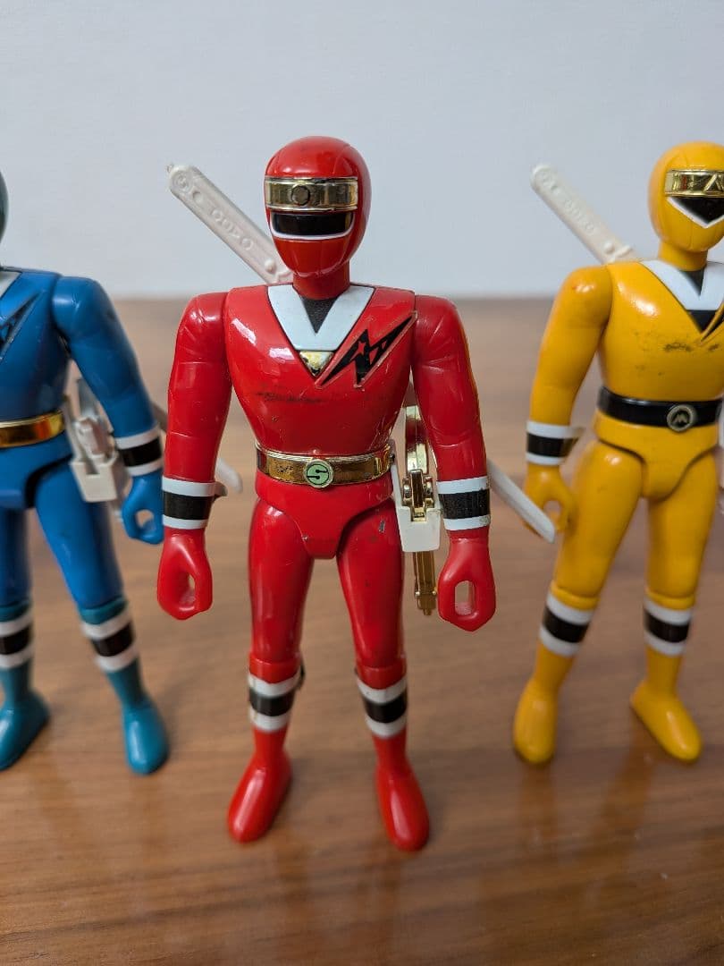 忍者戦隊カクレンジャー　超合金　フィギュア５体セット　各武器付属　希少・貴重