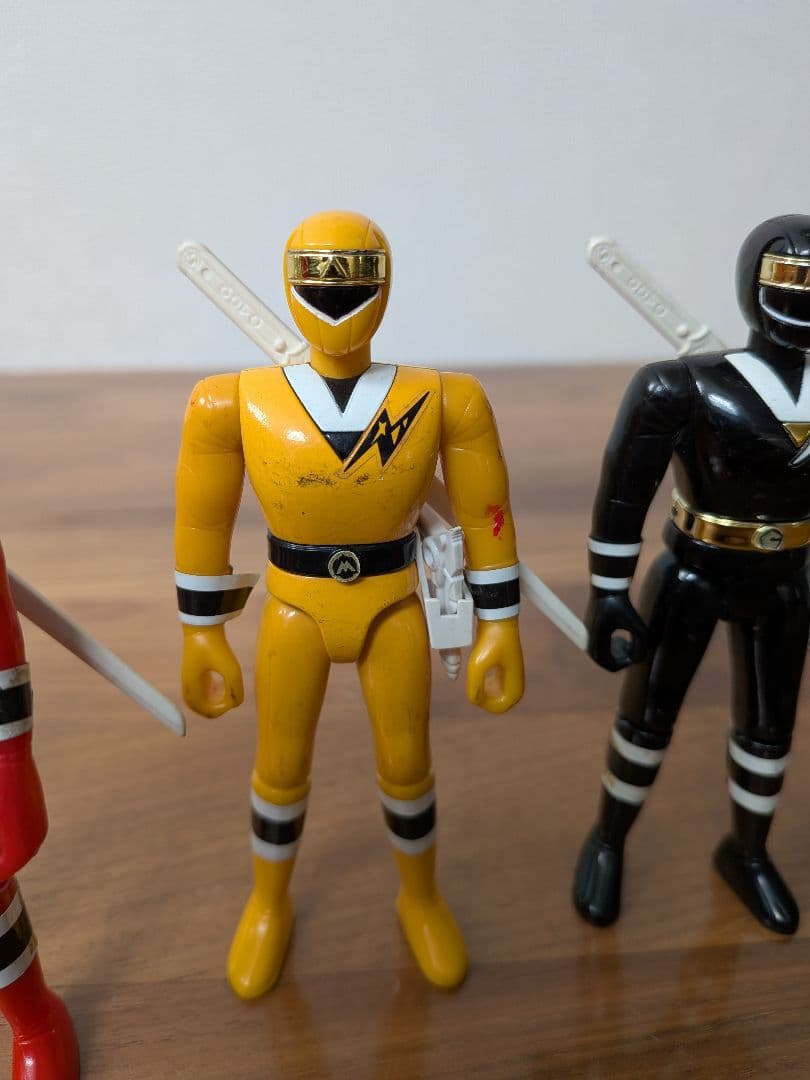 忍者戦隊カクレンジャー　超合金　フィギュア５体セット　各武器付属　希少・貴重