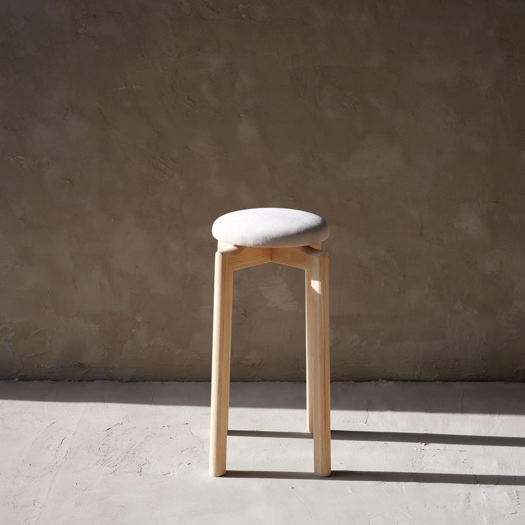 匠工芸 ソープ仕上げ　フルメンテ済み　マッシュルームスツール