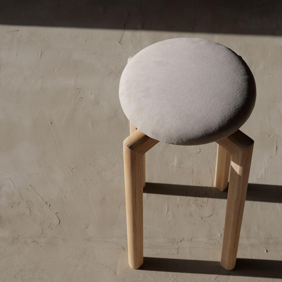 匠工芸 ソープ仕上げ　フルメンテ済み　マッシュルームスツール