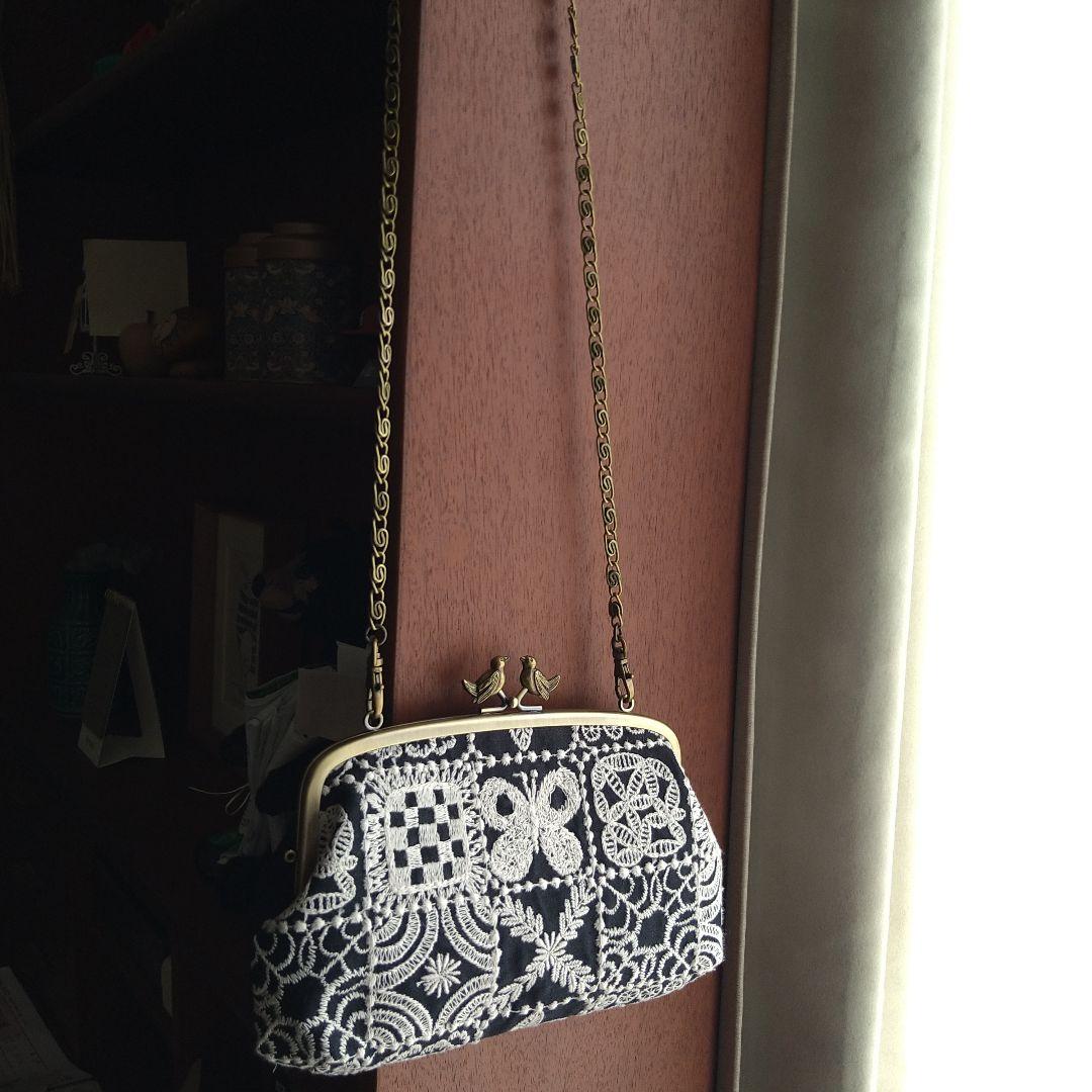 【オーダー】小鳥の口金 親子がま口長財布☆ミナペルホネンハンドメイド