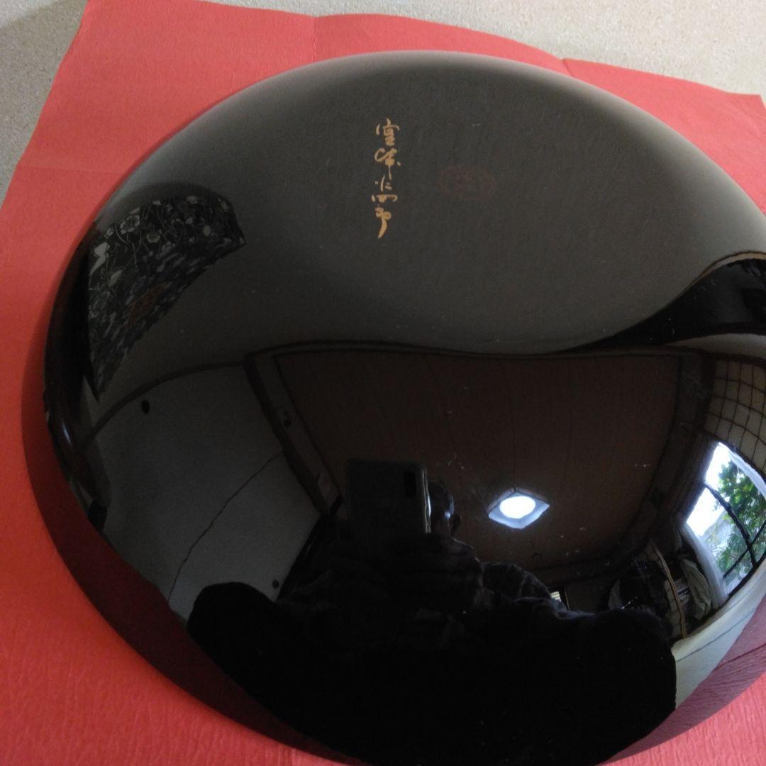 琉球漆器-伝統工芸品-大皿27センチ。