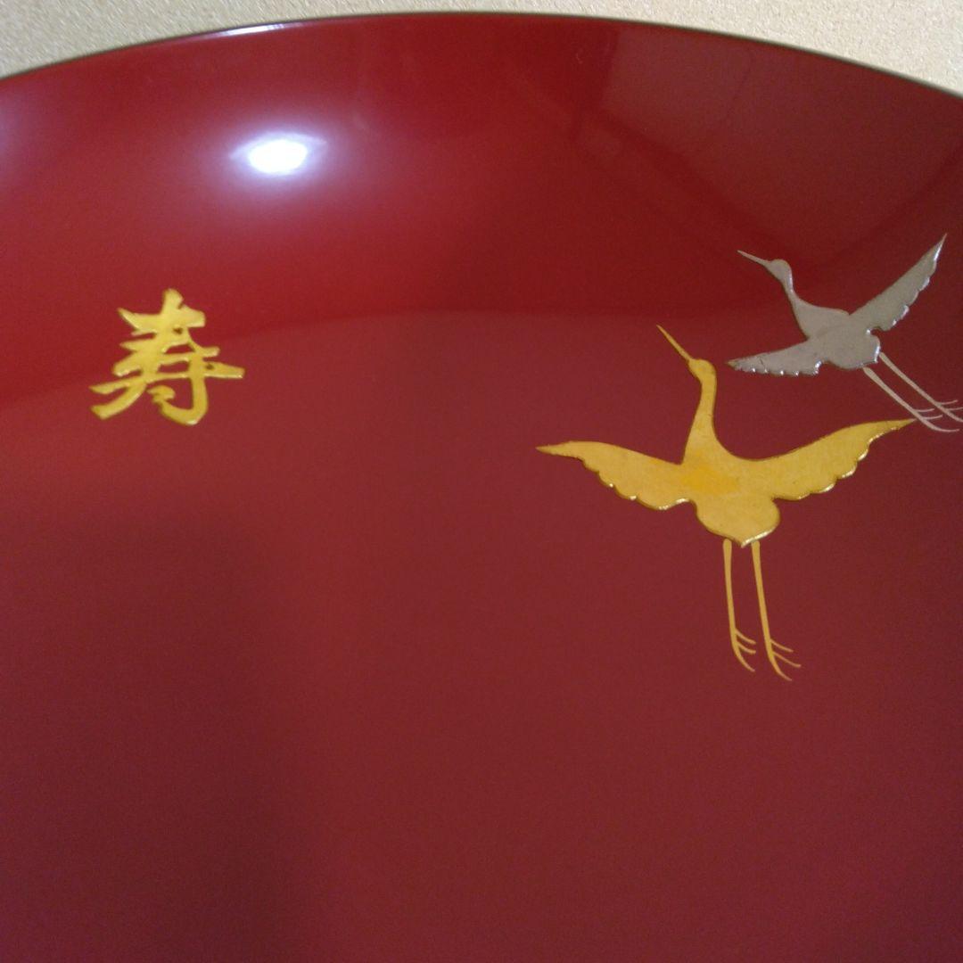 琉球漆器-伝統工芸品-大皿27センチ。