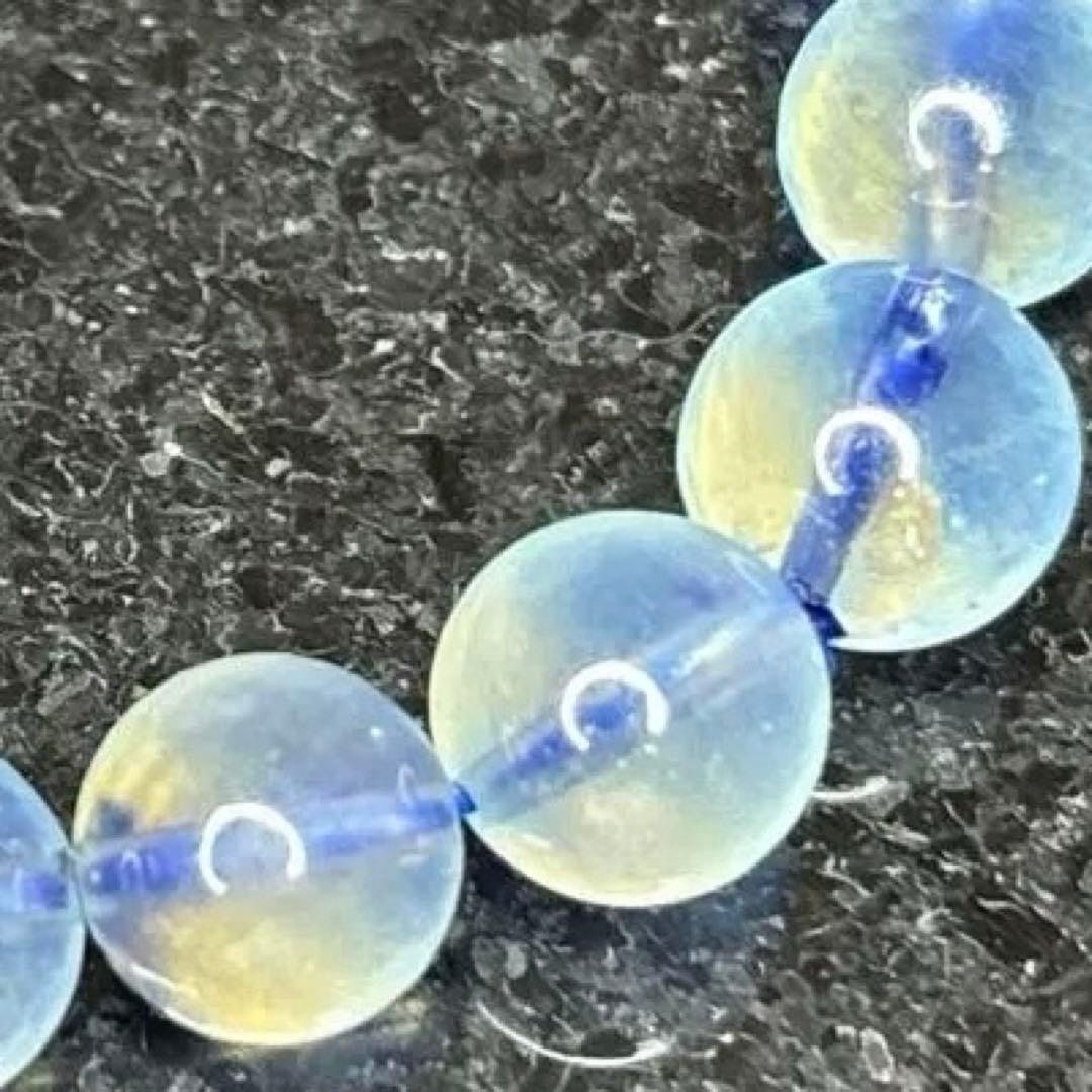 アクアマリンブレスレット　ピンクシラー