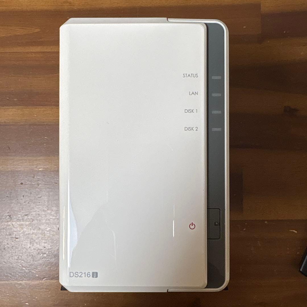 Synology DS216j 2ベイNASキット HDD非搭載
