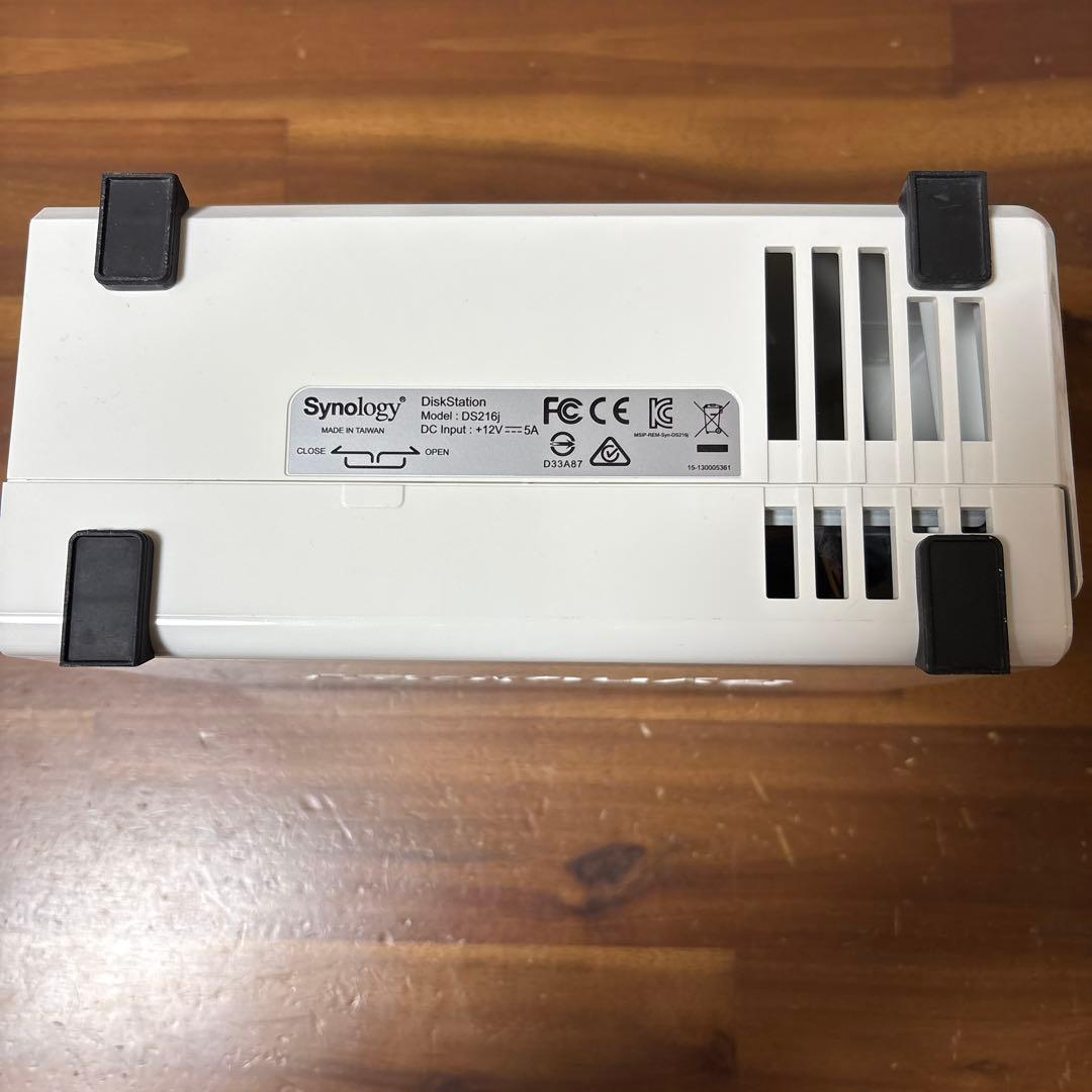 Synology DS216j 2ベイNASキット HDD非搭載
