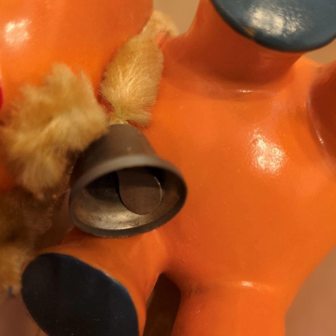 希少 M.P刻印 サトちゃん ソフビ人形 初期型 14cm 昭和レトロ 鈴付き