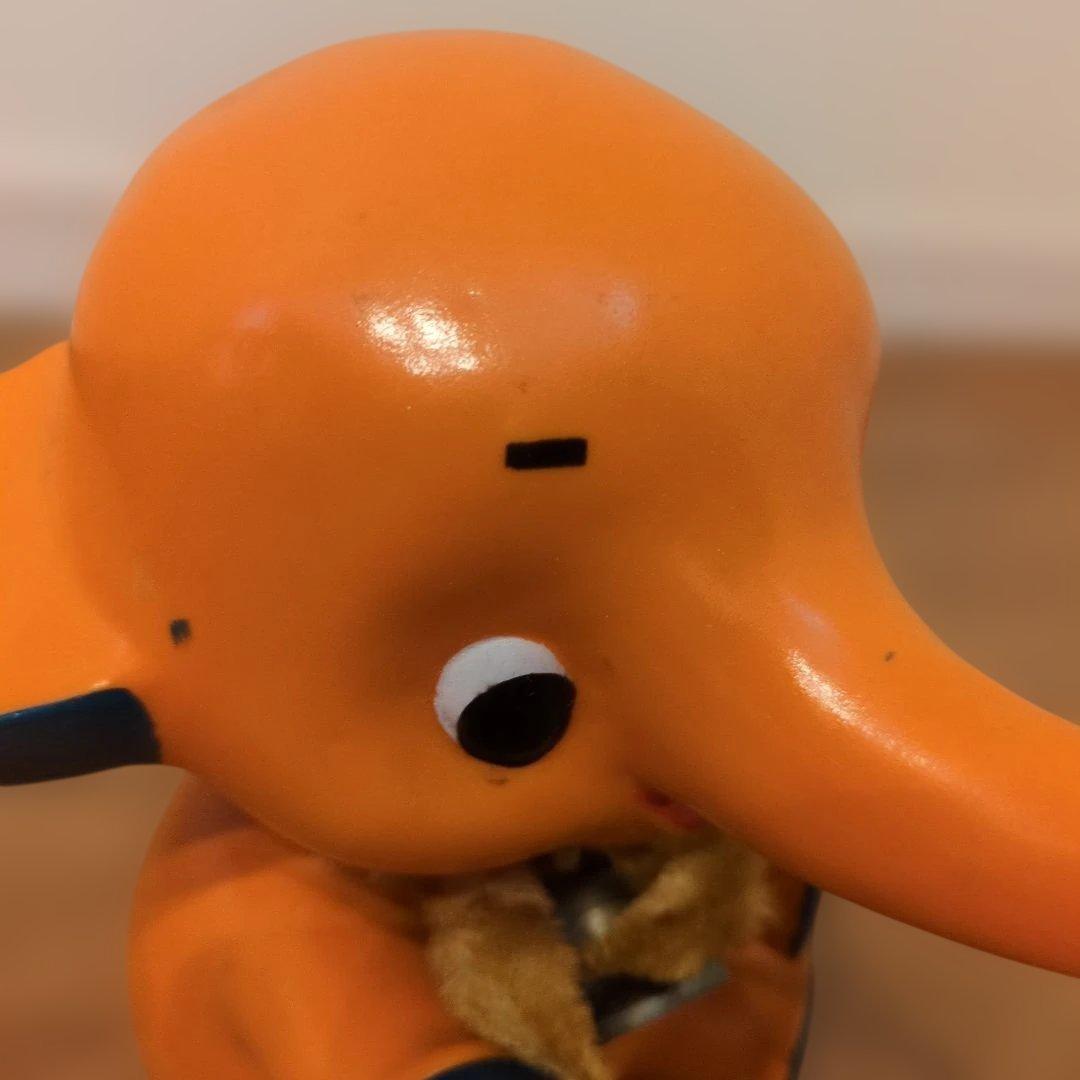 希少 M.P刻印 サトちゃん ソフビ人形 初期型 14cm 昭和レトロ 鈴付き