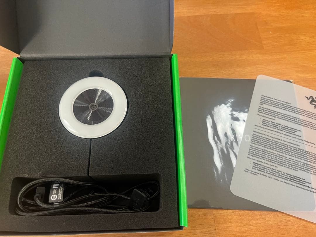 【RAZER】照明付きカメラとマイク　まとめ売り