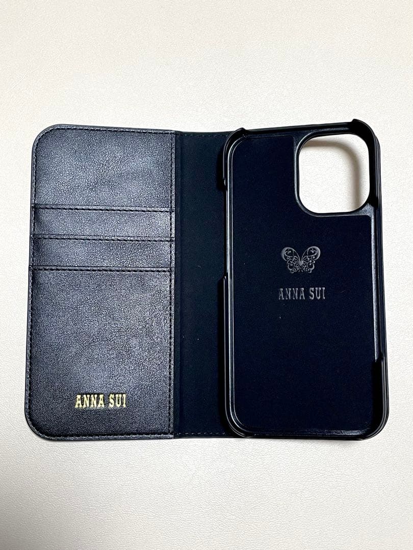 iPhone16 スマホケース ANNA SUI au限定 手帳型 アナスイ