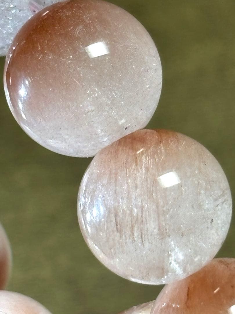 ピンクルチルブレス10㎜（新品未使用）ピンクサゲ高品質　ヴィーナスルチル　希少