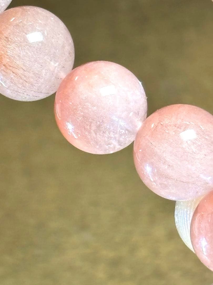 ピンクルチルブレス10㎜（新品未使用）ピンクサゲ高品質　ヴィーナスルチル　希少