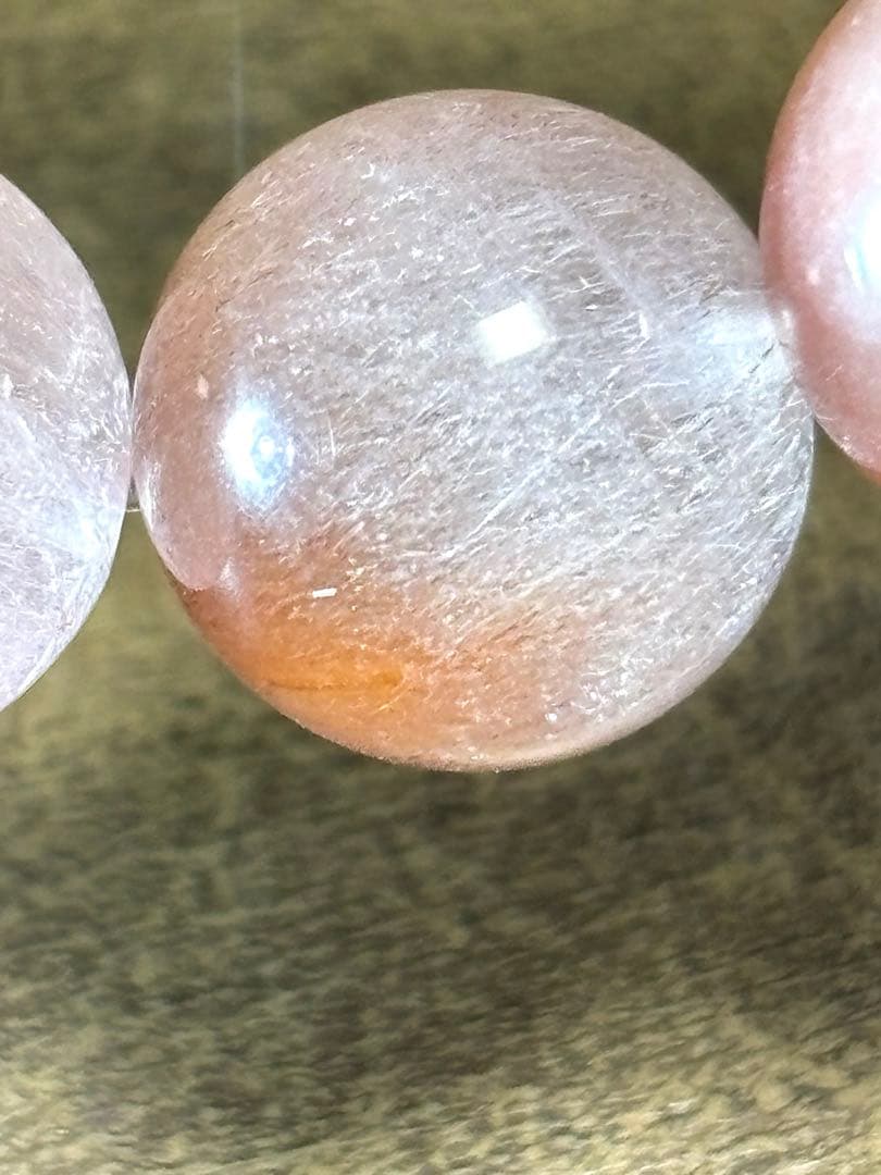 ピンクルチルブレス10㎜（新品未使用）ピンクサゲ高品質　ヴィーナスルチル　希少