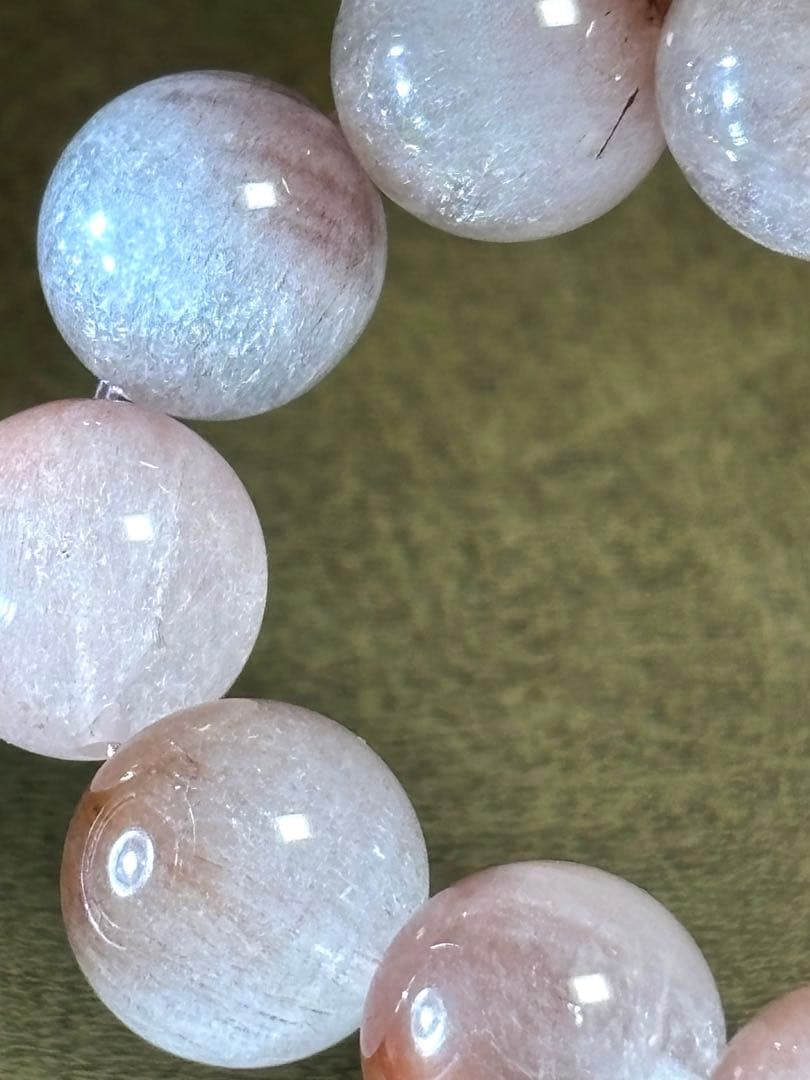 ピンクルチルブレス10㎜（新品未使用）ピンクサゲ高品質　ヴィーナスルチル　希少