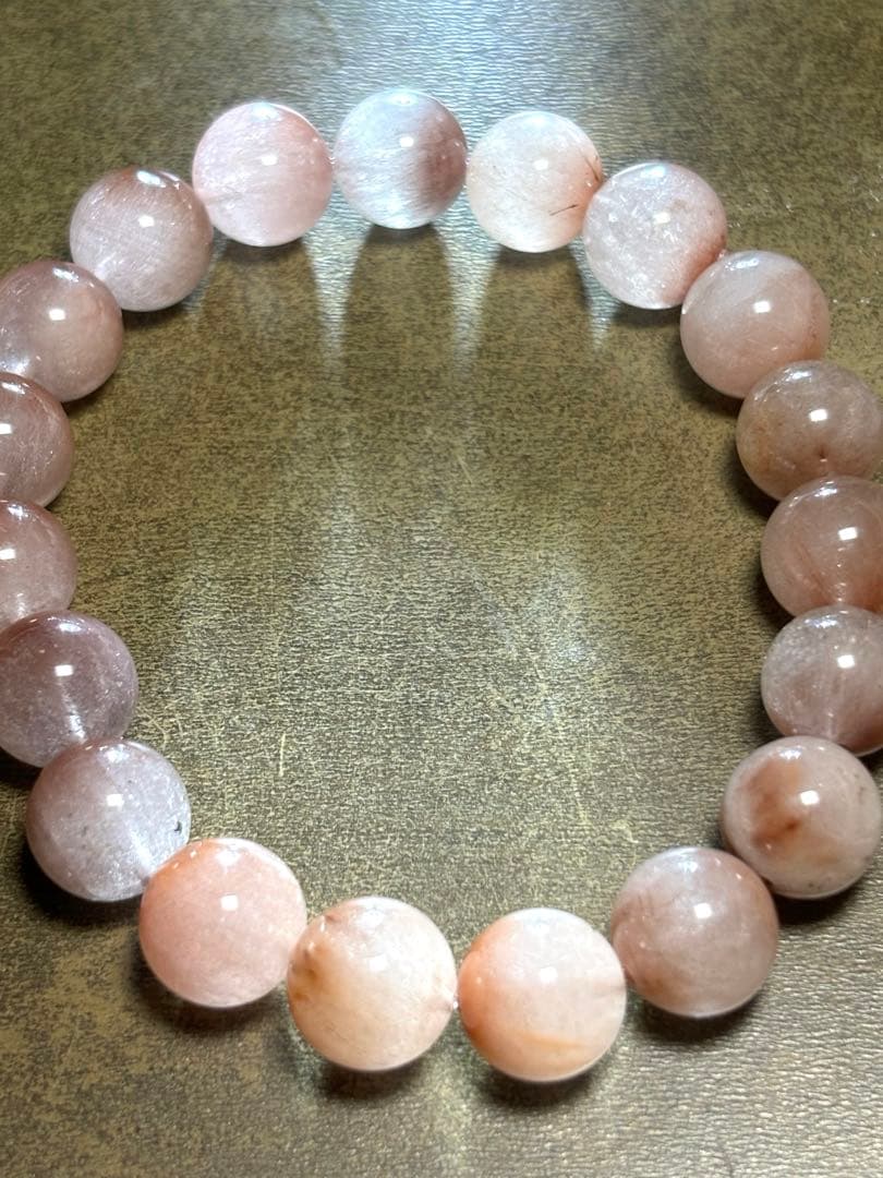 ピンクルチルブレス10㎜（新品未使用）ピンクサゲ高品質　ヴィーナスルチル　希少