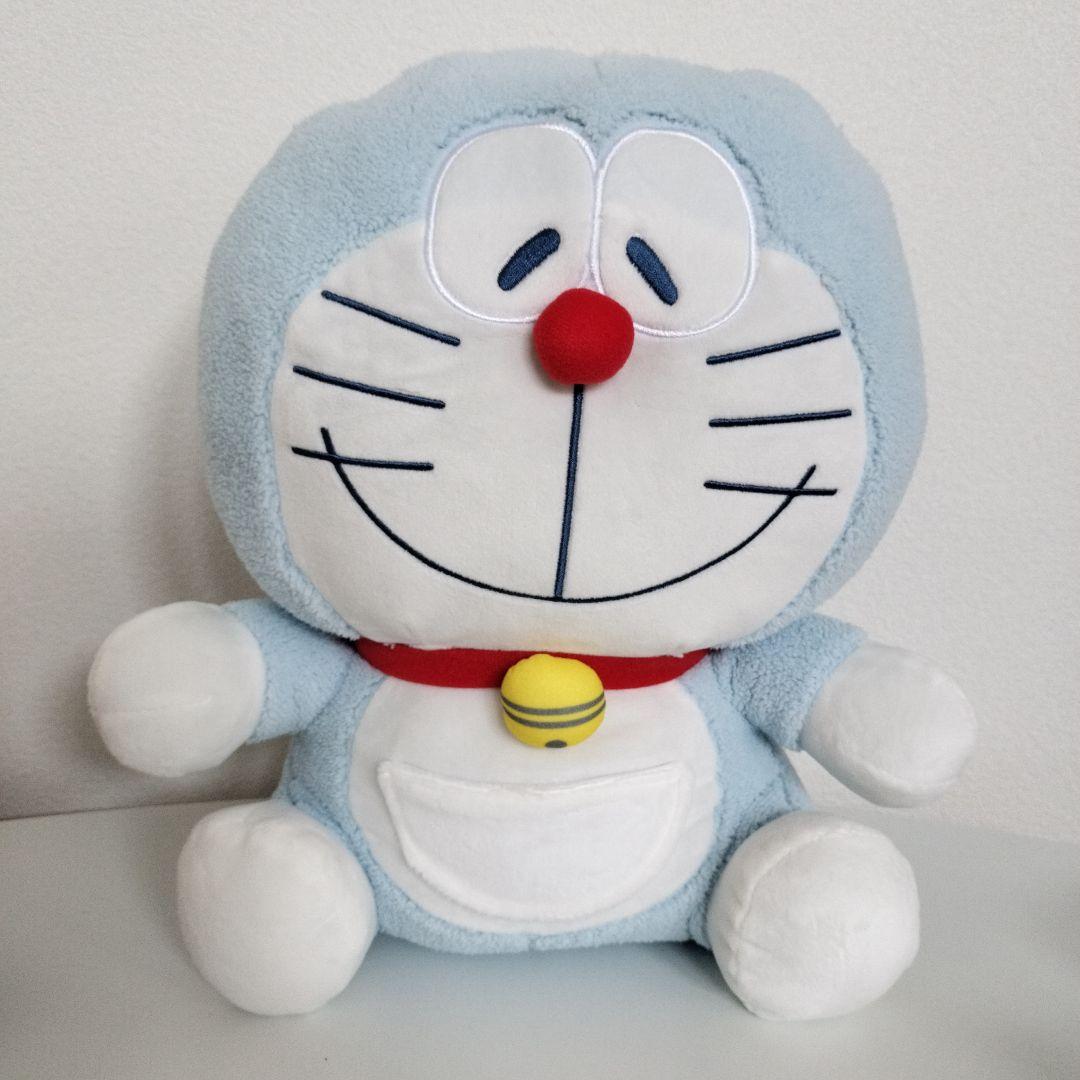 ドラえもん　ぬいぐるみ　ぽってりお手玉　メガジャンボぬいぐるみ