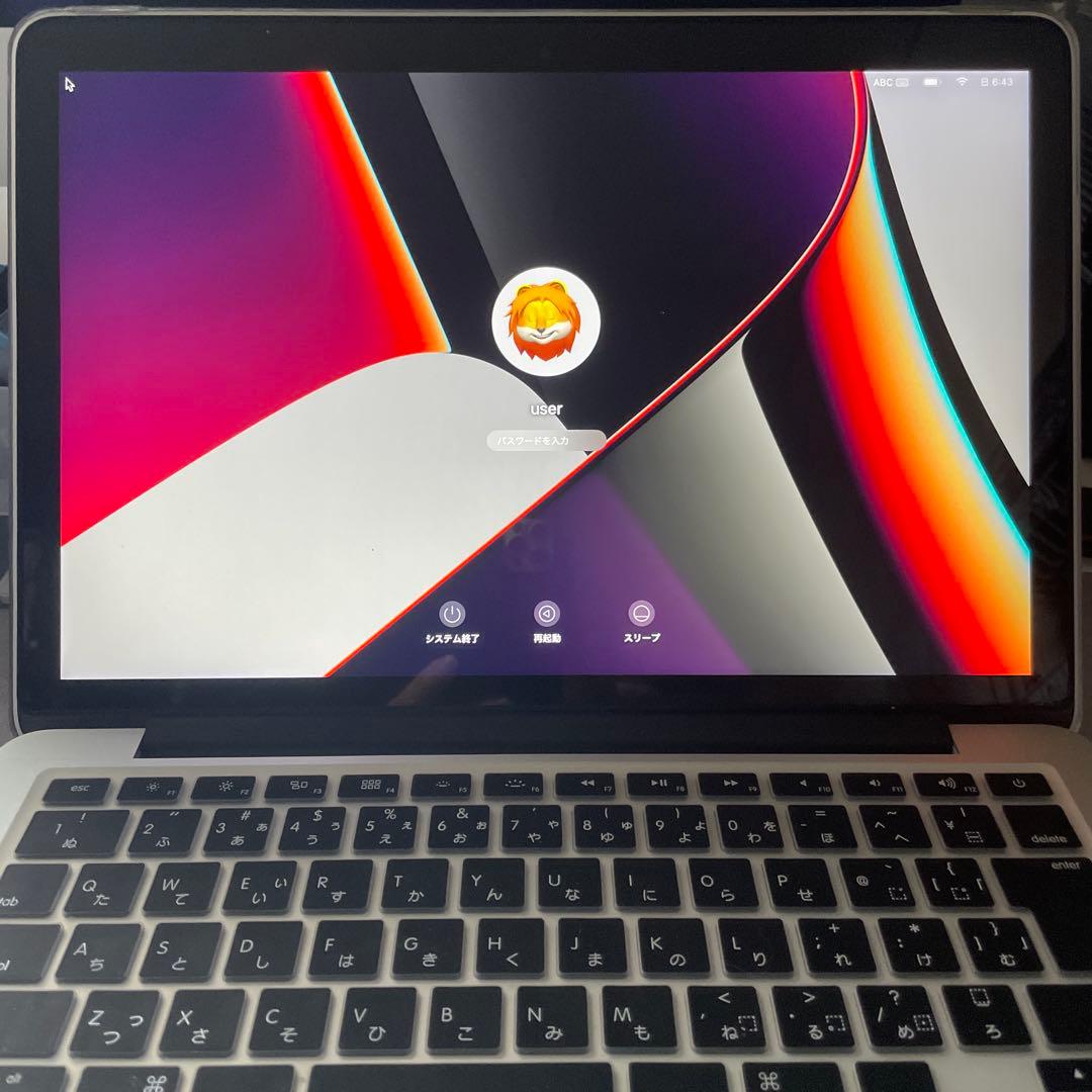 FA美品SSD512 Mac Book Pro 13inch Mid2012