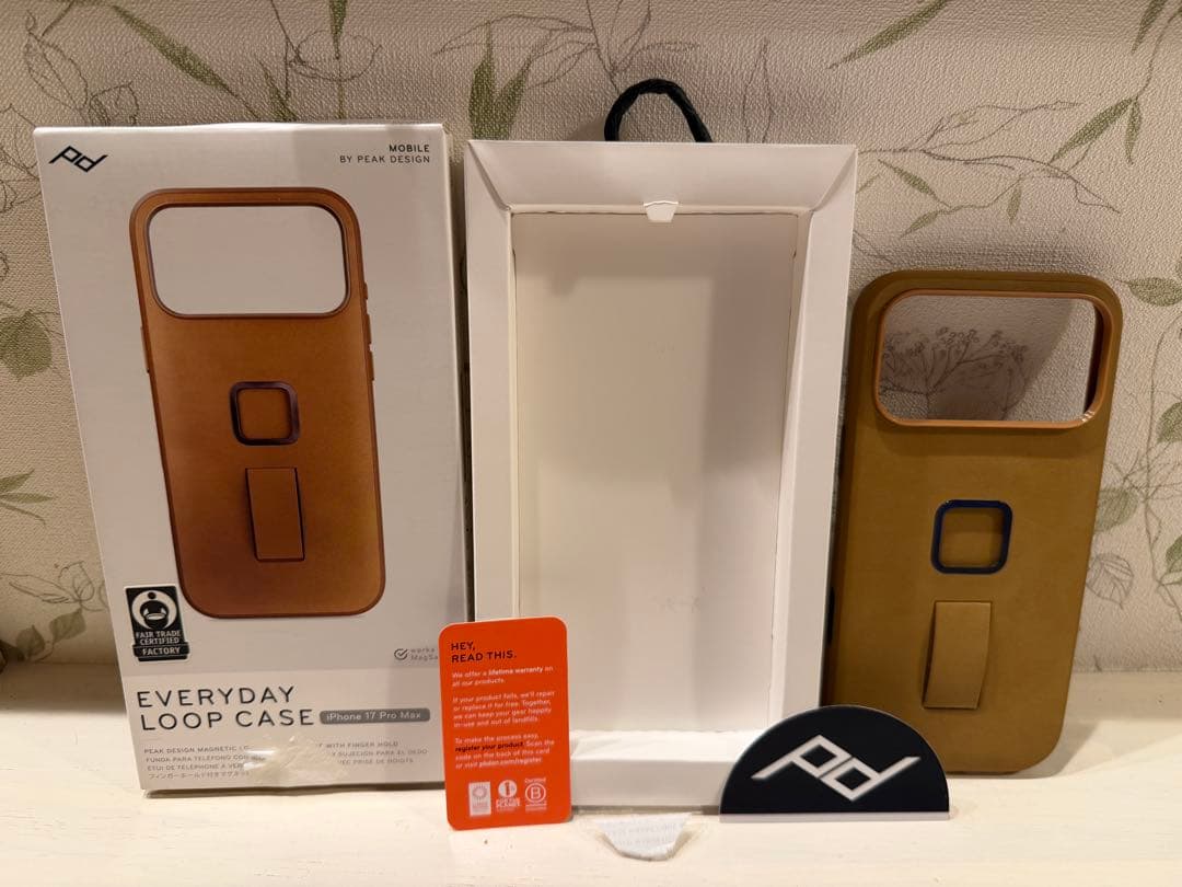 RIN 未使用 iPhone17 Pro Max ピークデザイン