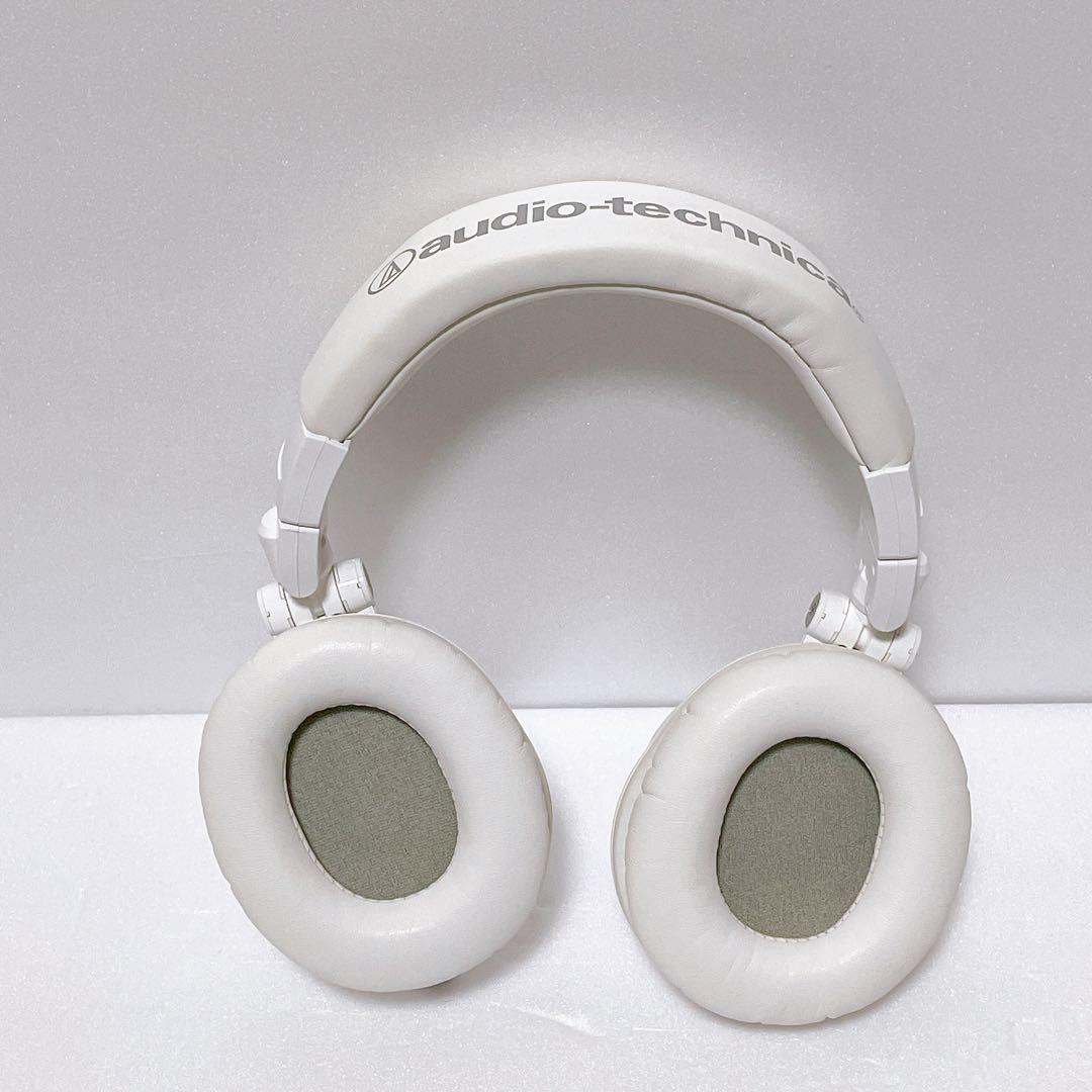 audio technica ATH-M50xWH ホワイト　ジャンク