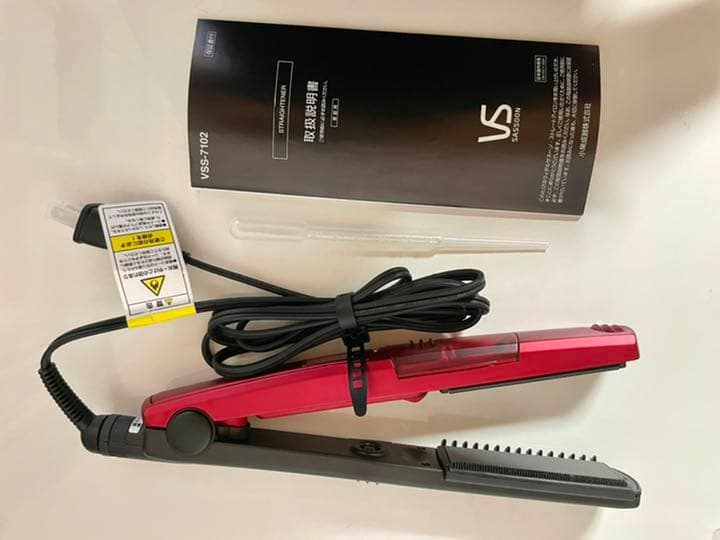 ヴィダルサスーンのヘアアイロン　VSS7102/RJ