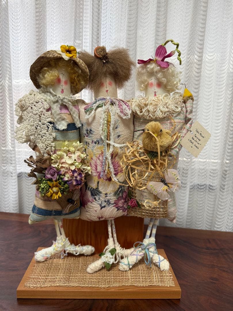 アメリカ　ビンテージ　ハンドメイド人形